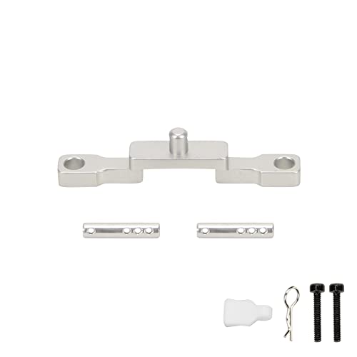 RCAWD SCX24 Body Post Front Upgrades for Axial, Body Mount Aluminum Parts for AXI00002 Silver - color: Silver