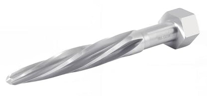 Accusize Industrial Tools H.S.S. Aligning Reamer - 11/16'' Diameter, 4-1/2'' Flute Length, 6-1/2'' OAL, Hex Shank, Spiral Flute, 0523-6025 | HSS Aligning Reamer, 11/16" Dia, 4-1/2" Flute, 6-1/2" OAL, Hex Shank, Spiral Flute - size: 11/16 inch