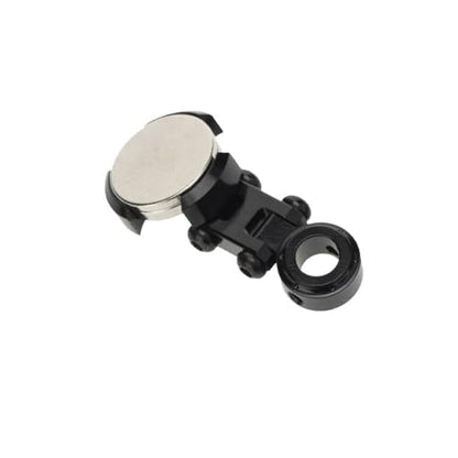 Aluminum Alloy Magnetic Invisible Body Post Mount Compatible for 1/10 SCX10 D90 RC Car Modification Kits (Black) - color: Black
