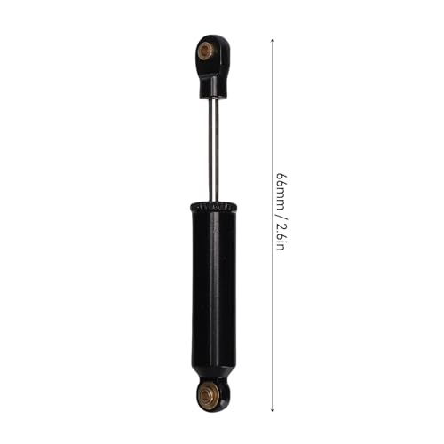 banapoy RC Shock Absorber Damper Set, 4 Pcs 66mm Aluminium Alloy Spring Shock Absorber Replacement for Bronco 1/18 Model Car RC Crawler, Modification Parts