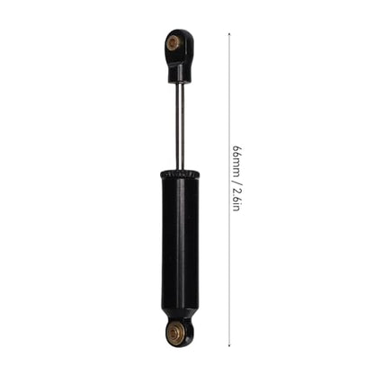 banapoy RC Shock Absorber Damper Set, 4 Pcs 66mm Aluminium Alloy Spring Shock Absorber Replacement for Bronco 1/18 Model Car RC Crawler, Modification Parts