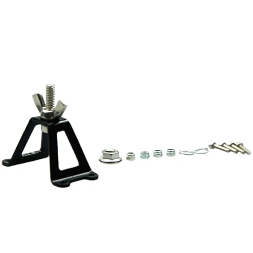 Metal Spare Tire Rack,RC Rear Spare Tyre Tire Bracket Wheel Holder Carrier Decoration Accessories Compatible with Axial SCX10 D90 Tamiya CC01 Wrangler Tra-xxas TRX4 1/10 RC Crawler Car