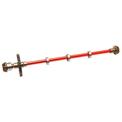 Metal Differential & Main Drive Shaft Upgraded Set Replacement Spare Parts Accessories Compatible with WLtoys 1/12 124016 124017 124018 124019 RC Car Upgrade Parts (Red) - color: 1:14 Upgraded Set