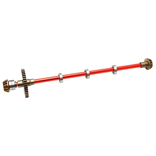 Metal Main Central Axle Drive Shaft Upgraded Replacement Spare Parts Compatible with WLtoys 1/12 Scale 124016 124017 124018 124019(Red) - color: 1:14 Main Drive Shaft