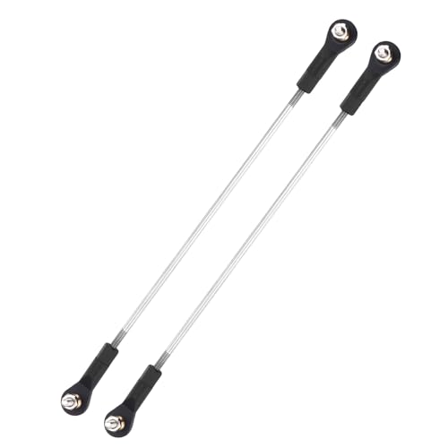 MECCANIXITY 2Pcs Adjustable Turnbuckles Camber Link 154-164mm Turnbuckle | Rod Steering Servo Linkage, with M3 Ball Head Rod Ends, for RC Car Replace Parts - size: 154-164mm