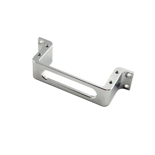 1PC RC Airplane Aluminum Alloy Servo Mounting Bracket Fixed Frame for RC Plane Helicopter Boat DIY Model Toy Fixed Wing Parts (Silver) - color: Silver