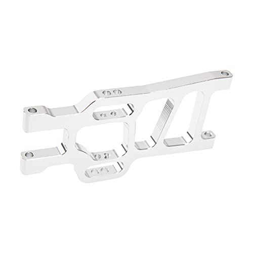Metal Front Lower Suspension Arm Upgrade Part 08005 Compatible with Redcat Racing HSP 94111 1/10 RC Car Truck (Silver) - color: Silver
