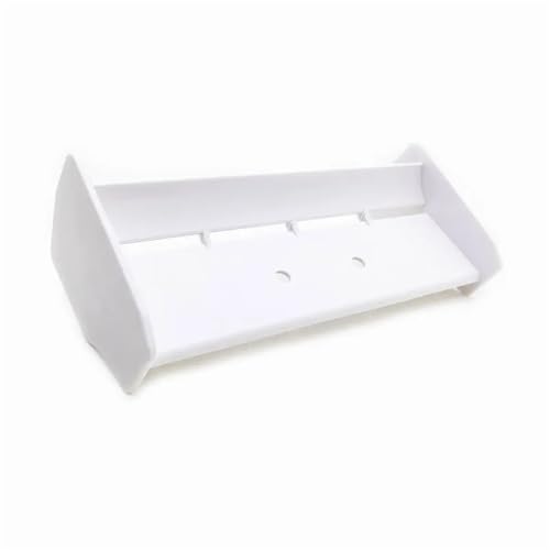 Rear Wing Tail Wing Body Spoiler 06021 Compatible Spare Parts Compatible With 1/10 Off Road Buggy Racing Cars(WHITE) - color: White