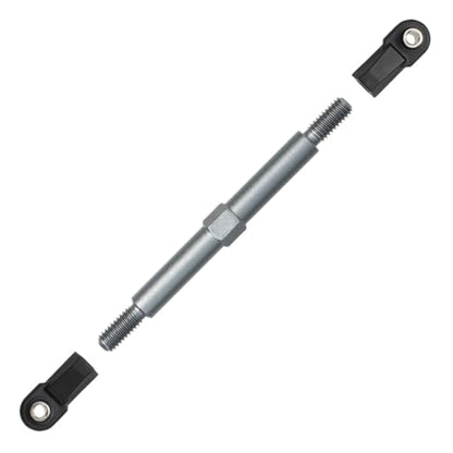 6Pcs Adjustable Aluminum Turnbuckles Camber Links Set for Traxxas Slash 4X4 2WD / Rustler/Stampede/Hoss/Bandit 1/10 RC Short Course Trucks Replacement Upgrade Accessories (Titanium) - color: Titanium