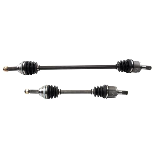 TRQ Front Driver and Passenger Side CV Axle Assembly Set Compatible with 2000-2002 Hyundai Accent Automatic Transmission - style: CSA33738