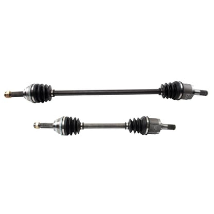 TRQ Front Driver and Passenger Side CV Axle Assembly Set Compatible with 2000-2002 Hyundai Accent Automatic Transmission - style: CSA33738