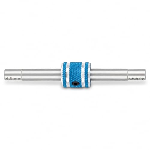 Socket Wrench 4.5mm 4.0mm Hex Nut Driver, Aluminum Alloy Blue for RC Car Repair and Modification - Durable Construction, Easy Replacement, Ideal for Hobbyists