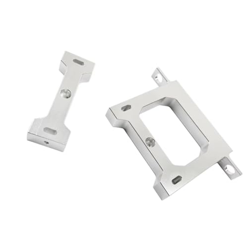 RC Car Accessories Compatible with WPL B14 B24 B16 B36 C14 C24 1/16 RC Car Truck Accessories Metal Beam with Rear Bumper with Tow Hook Upgrade Parts