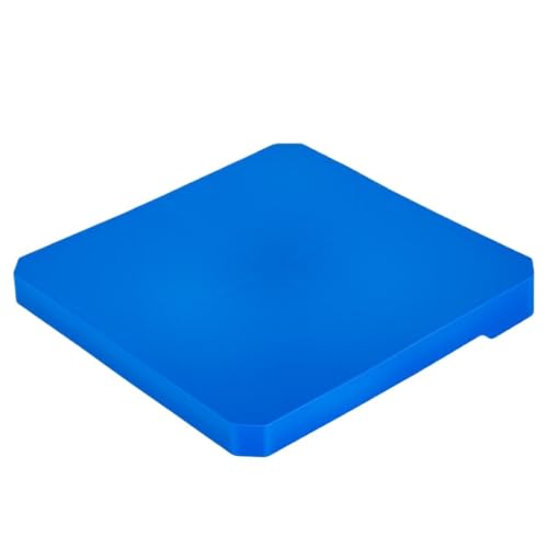 RC Parts Organizer Tray: Silicone Tool Holder & Storage Box 155x155mm for 1/10 1/18 1/24 Car Boat Airplane Models(Blue)