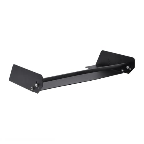 Metal Rear Wing for Tamiya 1/10 TT-02B DF-02 DT-02 RC Car Tail Wing Rear Spoiler Wing Parts (Black) - color: Black