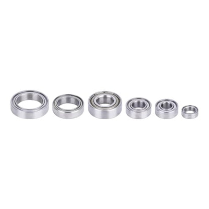 21pcs RC Bearing Kit Alloy Steel Ball Bearing Set High-Speed Sealed Bearing Set Compatible with 1/10 Traxxas Slash 4X4 4WD VXL Upgrade Parts DIY