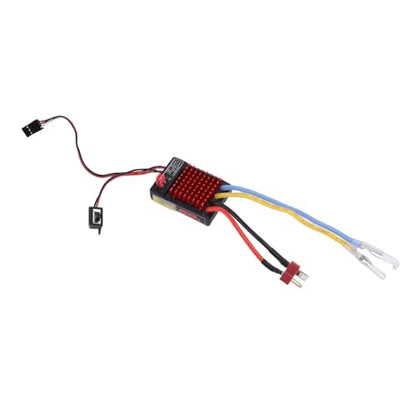 60A RC ESC, Powerful Performance with 320A Current for 1/10 1/16 Scale RC Cars, Compatible with 380 390 540 550 Brushed Motors