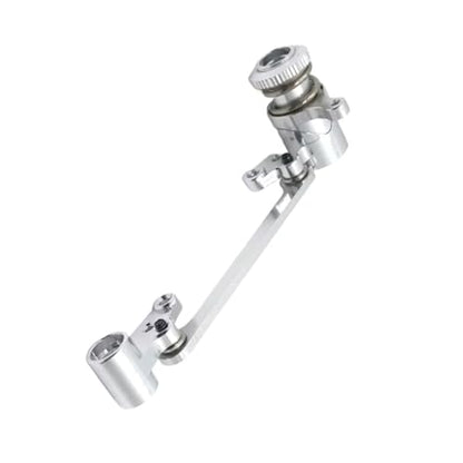 for Wltoys for 124016 124017 124018 124019 1/12 144001 144002 1/14 RC Car Upgrade Parts Metal Steering Group Assembly Set RC Car Repair Kit(Silver) - color: Silver