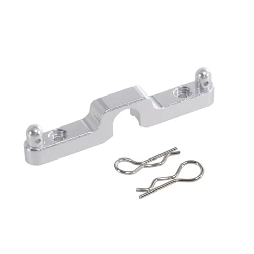 Aluminum Rear Body Mount Posts Shell Pillar Bracket Upgrade for MJX for HG 14301 14302 14303 1/14 RC Car Parts (Silver) - color: Silver