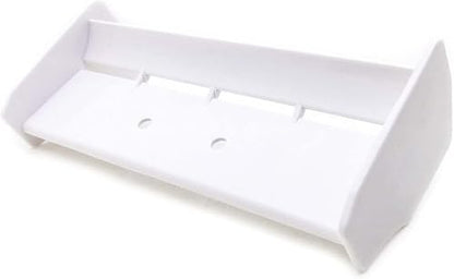 1/10 RC Plastic Rear Spoiler Compatible with 1:10 Scale RC Off-Road Short Course Truck Buggy Racing Rear Wing Tail (White) - color: White