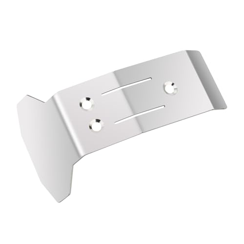 Stainless Steel Skid Plate Guard Chassis Guard Compatible with 1/16 Mini-Maxx
