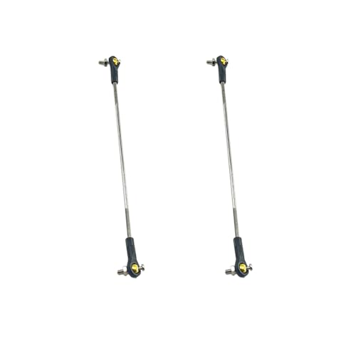 2PCS RC Toy Push Rod Adjustable Tie Rods Ball Head Joint Servo Linkage Link Rod for RC Airplane Helicopter Car Boat DIY Model Toy Parts (M2x100mm) - style: M2x100mm
