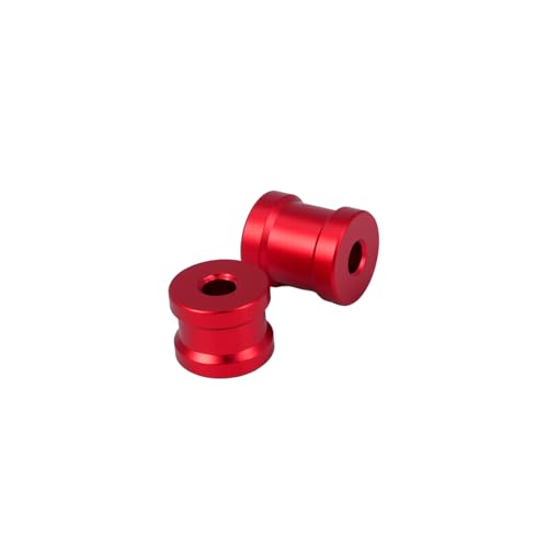 Aluminum Rear Chassis Brace Collar Spacer Set for Arrma 1/8 Kraton Notorious Outcast Talion 6S RC Part (Red) - color: Red