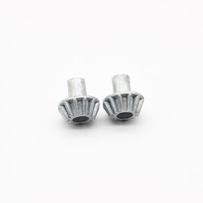2PCS 12T Metal Bevel Gear Replacement RC Parts for WLtoys 124008 124010 1/12 4WD RC Car - color: Bevel Gear