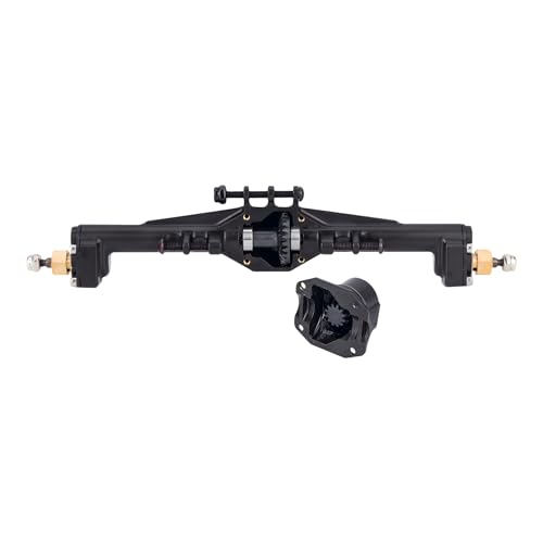 TRX4M Brass Axles, 216.4g Portal Axles CNC +10mm Front & Rear Complete Set with Lay-Down Servo Mount & Links for 1/18 TRX4M RC Crawler Car Upgrades Parts DIY