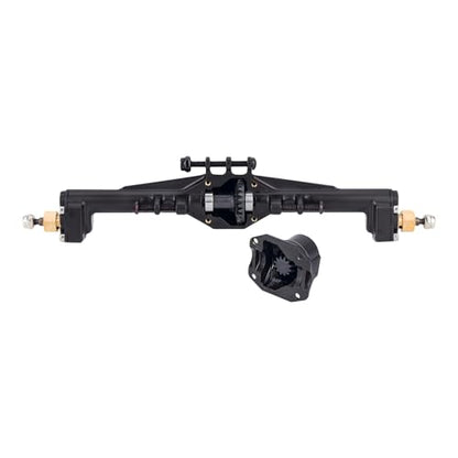 TRX4M Brass Axles, 216.4g Portal Axles CNC +10mm Front & Rear Complete Set with Lay-Down Servo Mount & Links for 1/18 TRX4M RC Crawler Car Upgrades Parts DIY
