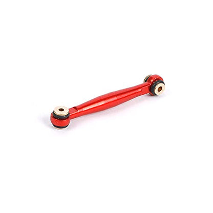 Aluminum Steering Linkage Steering Link for 1/24 Axial SCX24 RC Crawler Car Upgrades (Red) - color: Red
