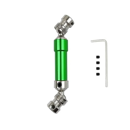 RC Car Transmission Shaft For WLtoys 12428 12423 1/12 Metal Rear Drive Shaft CVD 80mm Dog Bone Transmission Shaft RC Car Short Course For Desert Buggy RC Car Parts(Green) - color: Green