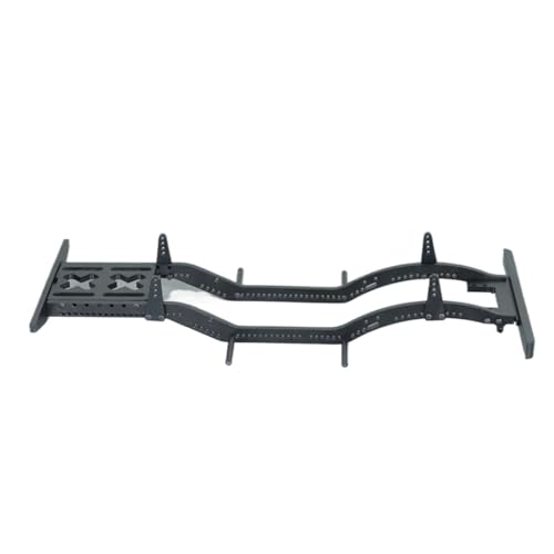 RC Car Accessories for Axial for SCX10 D90 TF2 B5 1/10 RC Crawler Metal for Chassis Set Rails Frame with Shock Towers for Leaf Springs Mounting Holes Upgrade