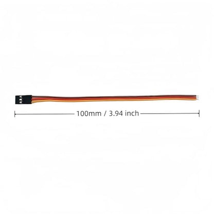 10 Pieces 3-Pin Servo Extension Cable Servo Extension Cord RC Wire Cable Connectors Compatible with RC JR Car Airplanes Drone