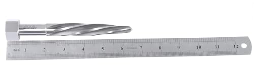 Accusize Industrial Tools H.S.S. Aligning Reamer - 11/16'' Diameter, 4-1/2'' Flute Length, 6-1/2'' OAL, Hex Shank, Spiral Flute, 0523-6025 | HSS Aligning Reamer, 11/16" Dia, 4-1/2" Flute, 6-1/2" OAL, Hex Shank, Spiral Flute - size: 11/16 inch