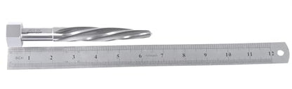 Accusize Industrial Tools H.S.S. Aligning Reamer - 11/16'' Diameter, 4-1/2'' Flute Length, 6-1/2'' OAL, Hex Shank, Spiral Flute, 0523-6025 | HSS Aligning Reamer, 11/16" Dia, 4-1/2" Flute, 6-1/2" OAL, Hex Shank, Spiral Flute - size: 11/16 inch