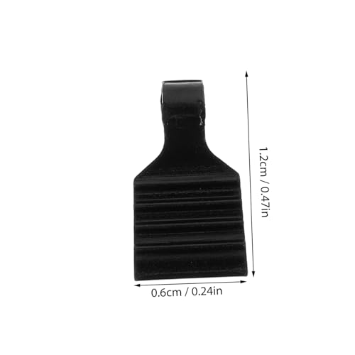4pcs Rc Body Clips Pull Tabs Lightweight Aluminum r Clips for Scale Rc Cars and Trucks Secure Attachment for Shell Replacement Black