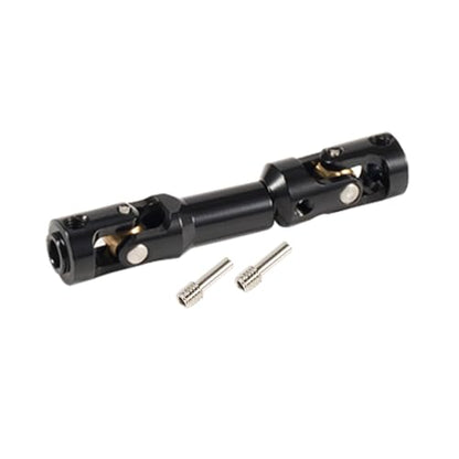SCX10 Drive Shaft 2PCS SCX10 Driveshaft Stainless Steel Rear Front Driver Shaft 68-229mm Cut to Length for 1/10 RC Crawler LCG Rig Sportsy Scalers GSPEED Capra SCX10 Pro Element DIY SCX10 (Black) - color: Black