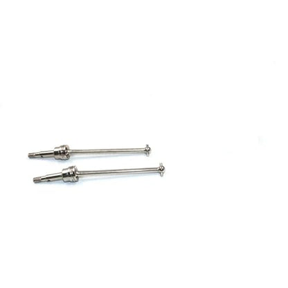 PX9200-28 2Pcs RC Car Universal Drive Shaft Metal Siamese Universal Axle for PX9200 1:12 High Speed Off Road RC Spear Parts