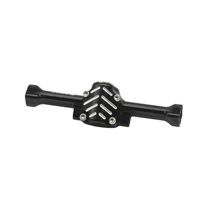 Hobby Details Aluminum Rear Axle Gear Box Skid Link Wheel Upgrade Set for 1/30 Axial SCX30 Jeep Wrangler RC Cars, Black and Gold (Rear Axle) - color: Rear Axle