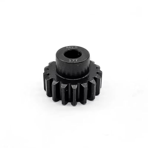 Compatible with 5687 4985 Series 1/5 1/6 RC Car Upgrade Parts 1 Pcs M1.5 8mm 11T-14T 15-17T 18T-20T 21T-30T Metal Pinion Motor Gear RC Assortment(17t) - size: 17t