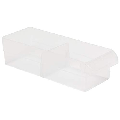 Akro-Mils 40716 Plastic Width Dividers for Small Drawers in Plastic Cabinets, Custom Storage Inserts for Teacher Toolbox, Small Parts Organizer, Screw Organizer and More, 16-Pack, Clear