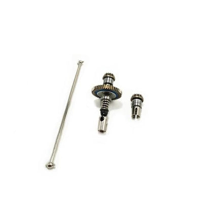 124017 144010 144001 124019 Rc Car Slipper Clutch Mid Transmission Shaft Set Metal Upgrade Parts Accessories Part(for 12 Scale) - color: For 12 scale