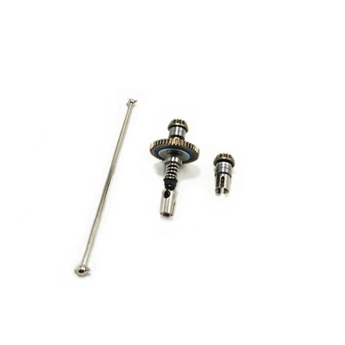 124017 144010 144001 124019 Rc Car Slipper Clutch Mid Transmission Shaft Set Metal Upgrade Parts Accessories Part(for 12 Scale) - color: For 12 scale