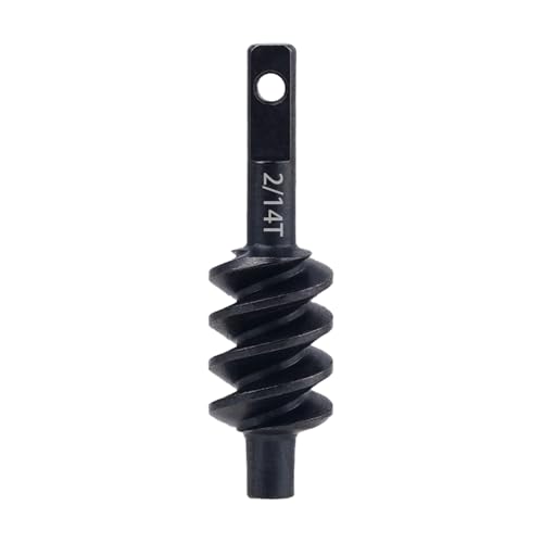 DJX 2/14T Axle Worm Gear Upgrades Part for 1/30 Axial SCX30 Jeep Wrangler JLU Bronco (14T) - size: 2/14T