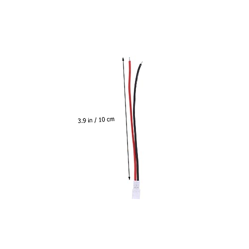 INOOMP 20Pcs Ultra Soft Silicone Battery Connector Wires with Male and Female Adapters High Temperature Resistant Power Cables for Rc Boat Car and Aircraft Connections