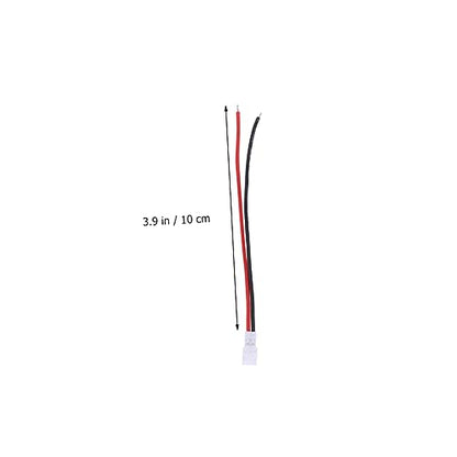 INOOMP 20Pcs Ultra Soft Silicone Battery Connector Wires with Male and Female Adapters High Temperature Resistant Power Cables for Rc Boat Car and Aircraft Connections