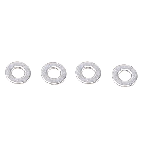 4PCS Aluminum Nut Metal Wheel Nuts for Axial SCX10 TRX4 1/10 RC Crawler Car Parts,Silver