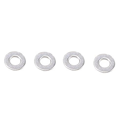 4PCS Aluminum Nut Metal Wheel Nuts for Axial SCX10 TRX4 1/10 RC Crawler Car Parts,Silver