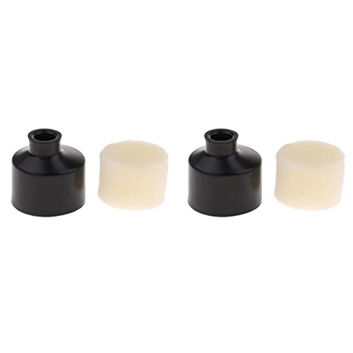 RC Car Engine Air Filter (2 Pack) - Sponge Air Filter for 1/10 Nitro 15-18cc HSP 94122 94106 94166 RC Model Car Truck Buggy Parts (1.26 Inch Diameter)